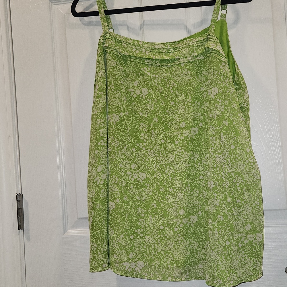 torrid Light Green Floral Camisole Tank